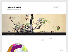 Tablet Screenshot of cyberclickvilla.wordpress.com