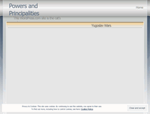 Tablet Screenshot of powersandprincipalities.wordpress.com