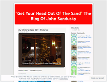 Tablet Screenshot of getyourheadoutofthesand.wordpress.com