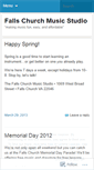 Mobile Screenshot of fcvamusicstudio.wordpress.com