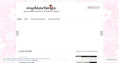 Desktop Screenshot of mydearbakes.wordpress.com