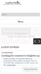 Mobile Screenshot of mydearbakes.wordpress.com