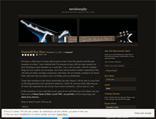 Tablet Screenshot of metalosophy.wordpress.com