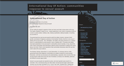 Desktop Screenshot of communitiesresponsetosexualassault.wordpress.com