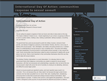 Tablet Screenshot of communitiesresponsetosexualassault.wordpress.com