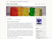 Tablet Screenshot of crouchingdomo.wordpress.com