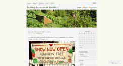 Desktop Screenshot of leytonallotmentsociety.wordpress.com