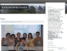 Tablet Screenshot of kneehowbuddha.wordpress.com