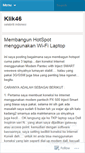 Mobile Screenshot of klik46.wordpress.com