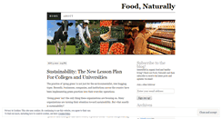 Desktop Screenshot of foodnaturally.wordpress.com