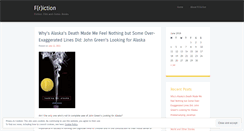 Desktop Screenshot of fictionandfriction.wordpress.com