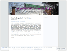 Tablet Screenshot of empedradocorrientes.wordpress.com