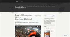 Desktop Screenshot of bangkokjam.wordpress.com