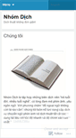 Mobile Screenshot of nhomdich.wordpress.com