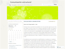 Tablet Screenshot of comunicacionestructural.wordpress.com