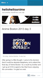 Mobile Screenshot of hellohelloanime.wordpress.com