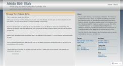 Desktop Screenshot of aikidoblog.wordpress.com