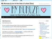 Tablet Screenshot of mynunuza.wordpress.com