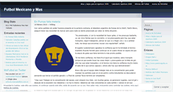 Desktop Screenshot of mxfutbol.wordpress.com