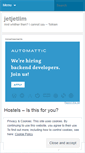 Mobile Screenshot of jetjetlim.wordpress.com