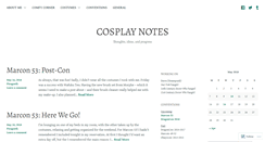 Desktop Screenshot of cosplaycloset.wordpress.com