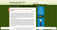 Desktop Screenshot of grandforksfoodie.wordpress.com