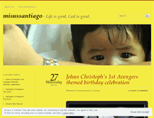 Tablet Screenshot of misussantiago.wordpress.com