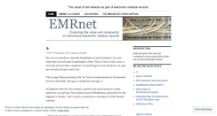 Desktop Screenshot of emrnet.wordpress.com