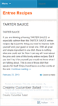 Mobile Screenshot of entreerecipes.wordpress.com
