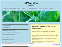 Tablet Screenshot of jalvayuvihar.wordpress.com