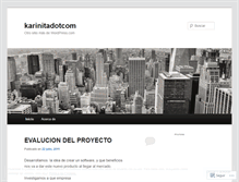 Tablet Screenshot of karinitadotcom.wordpress.com