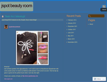 Tablet Screenshot of jspotbeautyroom.wordpress.com