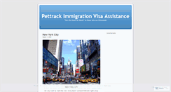 Desktop Screenshot of pettrack.wordpress.com