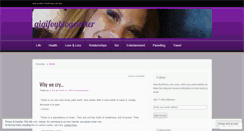 Desktop Screenshot of gigifoyblogcorner.wordpress.com
