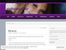 Tablet Screenshot of gigifoyblogcorner.wordpress.com