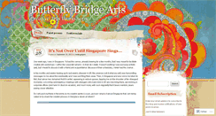 Desktop Screenshot of butterflybridgearts.wordpress.com