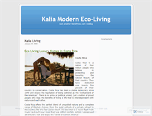 Tablet Screenshot of kalialiving.wordpress.com