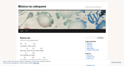 Desktop Screenshot of musicanacatequese.wordpress.com