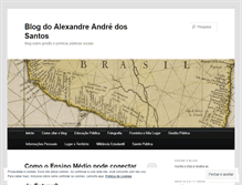 Tablet Screenshot of geoalexandre.wordpress.com