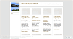 Desktop Screenshot of minecraftpluginsmods.wordpress.com