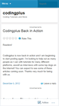 Mobile Screenshot of codingplus.wordpress.com