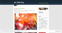 Desktop Screenshot of my2008blog.wordpress.com