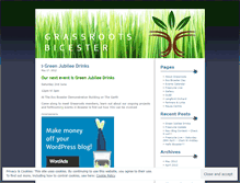 Tablet Screenshot of grassrootsbicester.wordpress.com