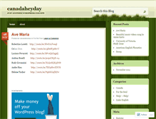 Tablet Screenshot of canadaheyday.wordpress.com