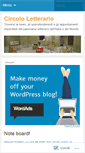 Mobile Screenshot of circololetterario.wordpress.com