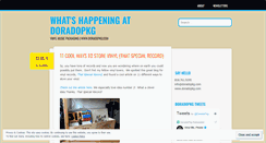 Desktop Screenshot of doradopkg.wordpress.com