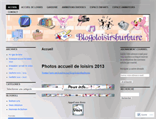 Tablet Screenshot of blogoloisirsburbure.wordpress.com