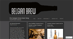 Desktop Screenshot of belgianbrew.wordpress.com