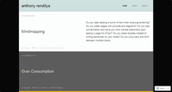 Desktop Screenshot of anthonyrenditya.wordpress.com