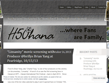 Tablet Screenshot of h50hana.wordpress.com